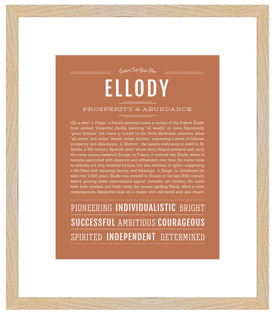 Ellody | Name Art Print