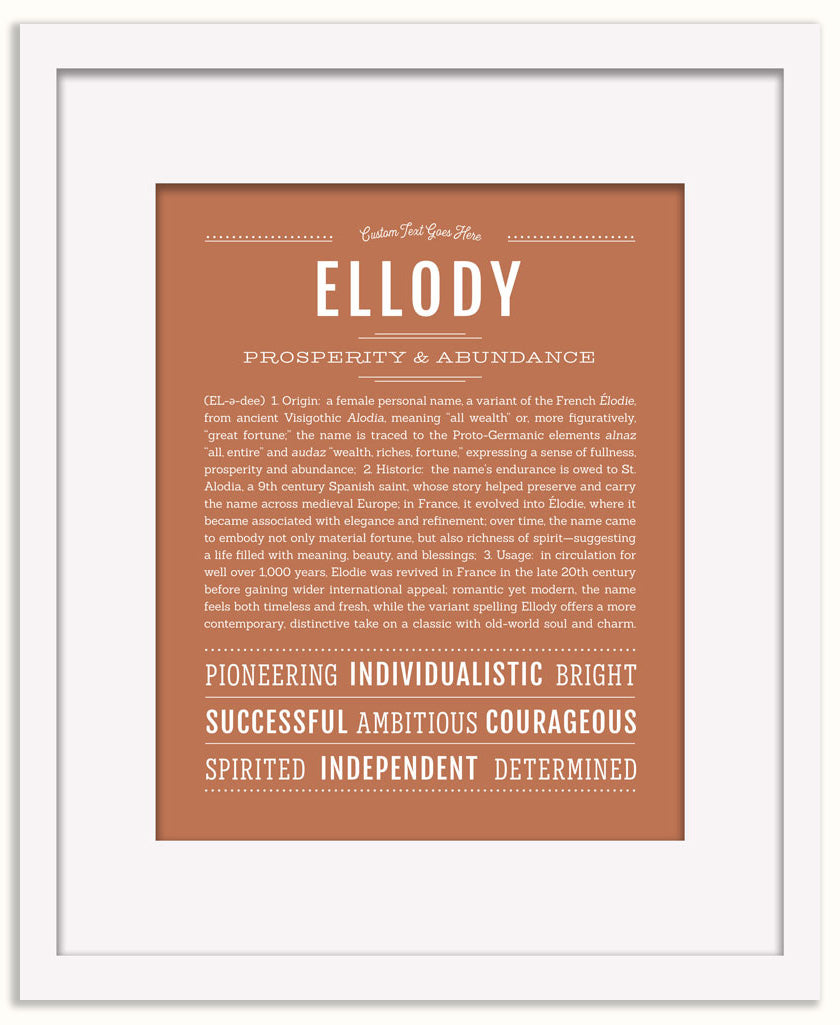 Ellody | Name Art Print