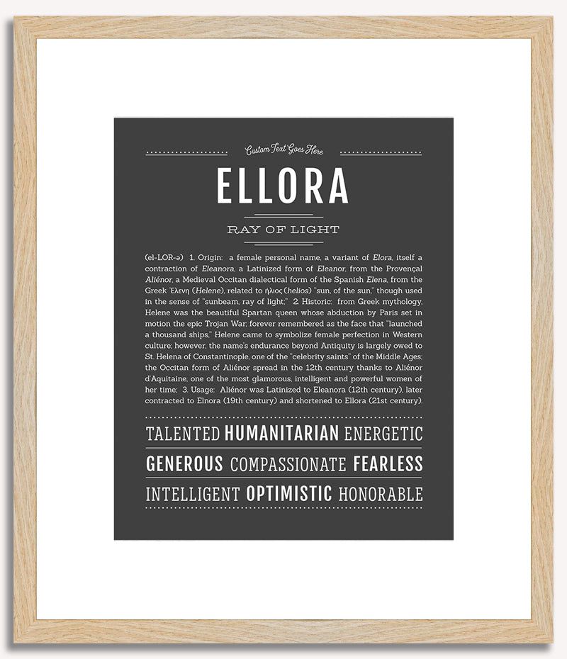 Ellora | Name Art Print