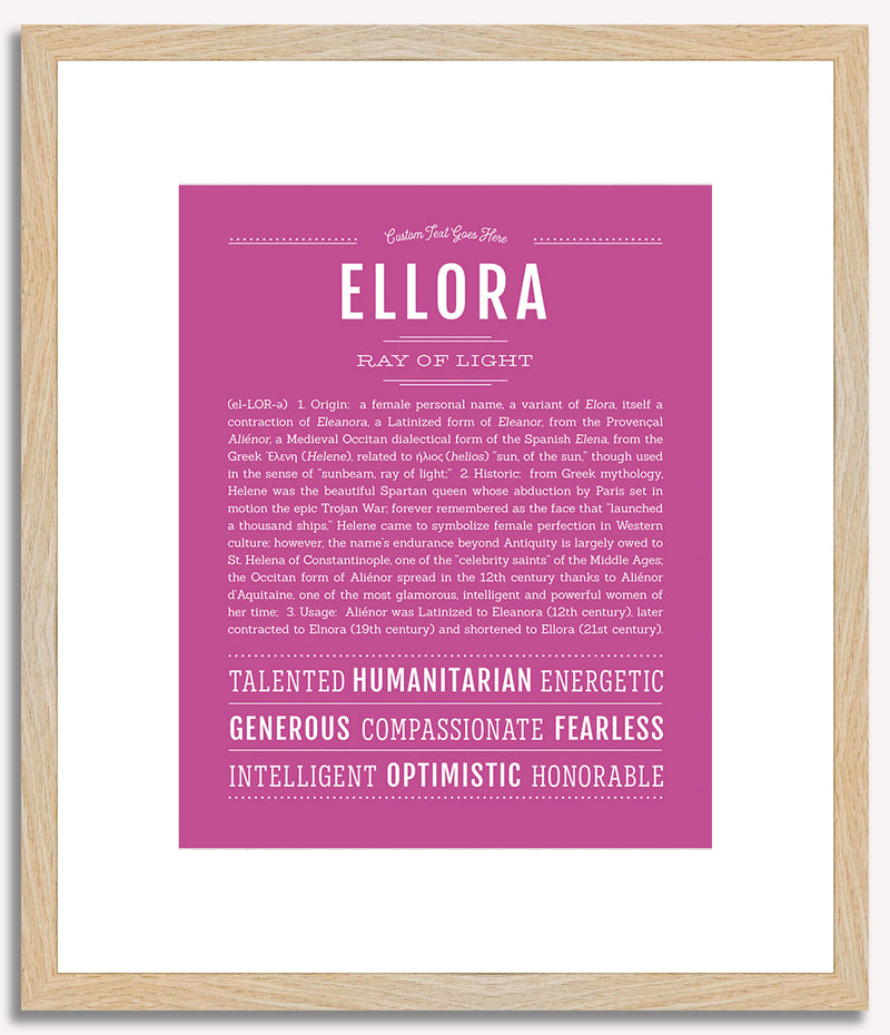 Ellora | Name Art Print