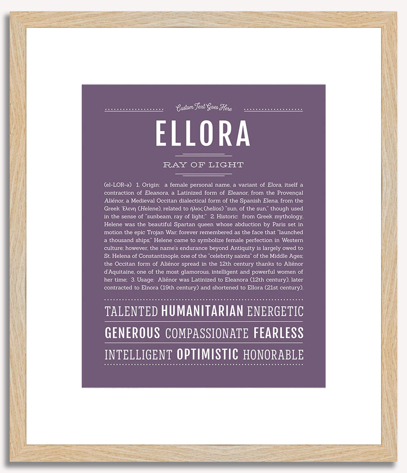 Ellora | Name Art Print