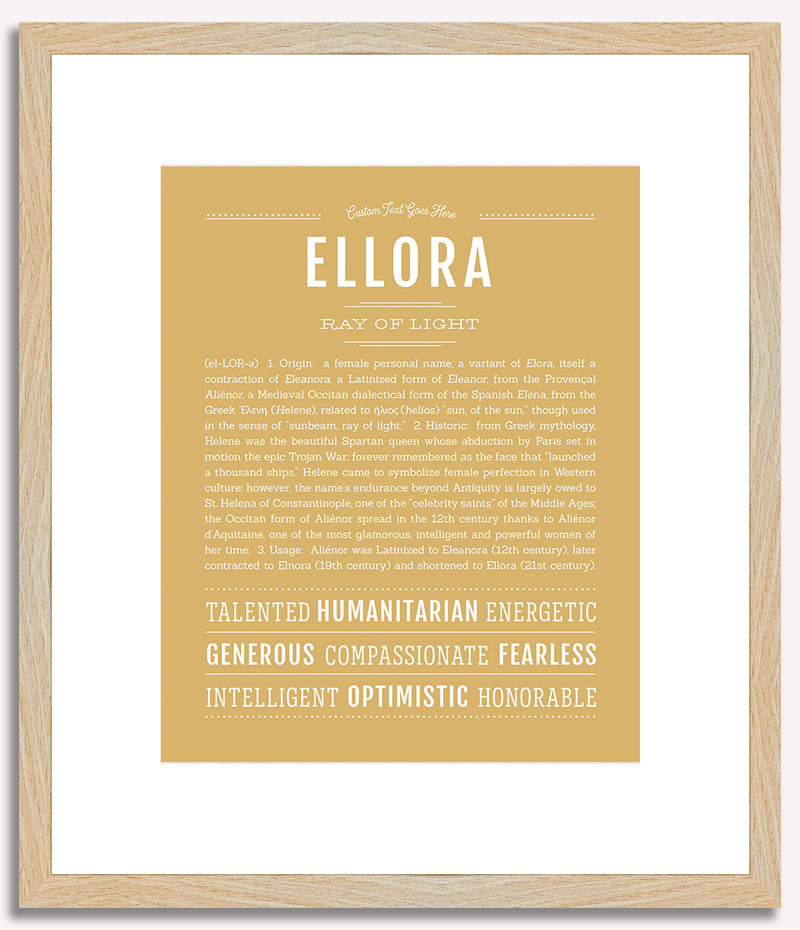 Ellora | Name Art Print