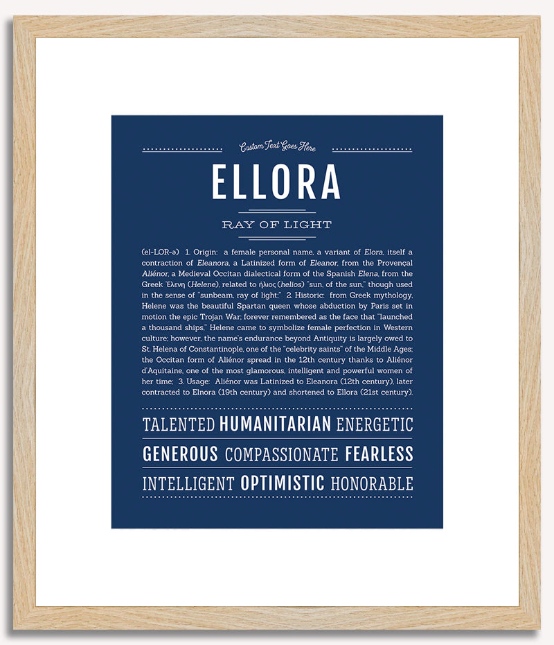 Ellora | Name Art Print