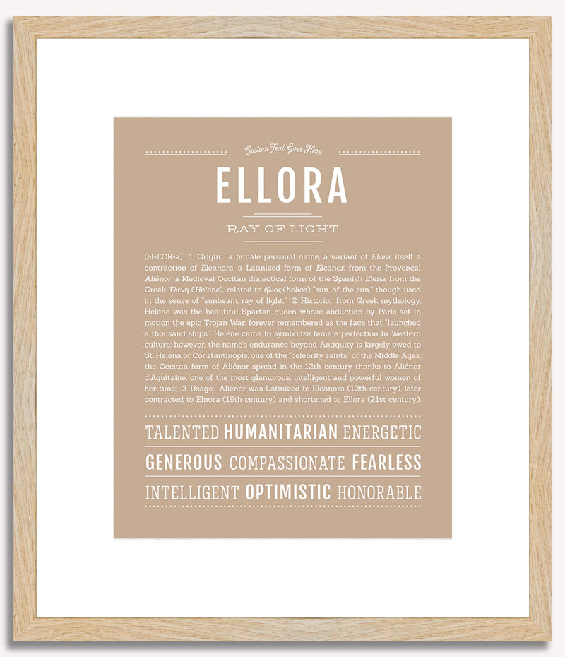 Ellora | Name Art Print