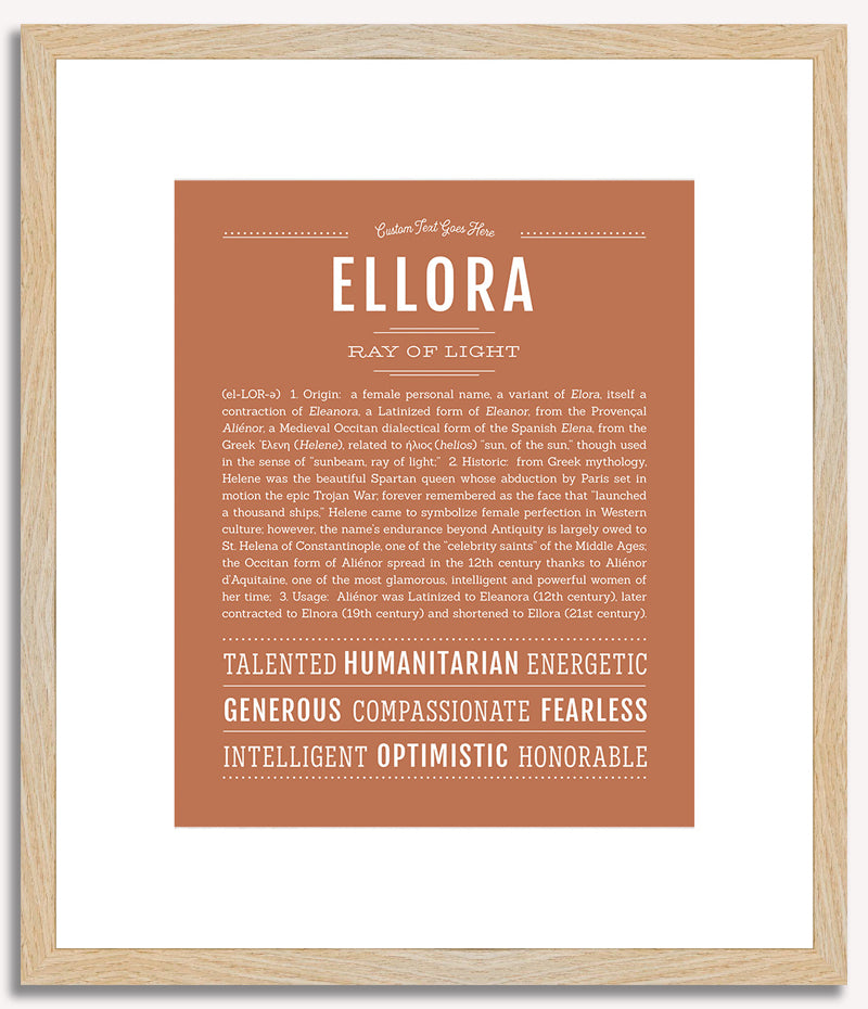 Ellora | Name Art Print