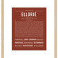 Ellorie | Name Art Print