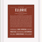 Ellorie | Name Art Print