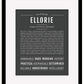 Ellorie | Name Art Print