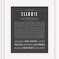 Ellorie | Name Art Print