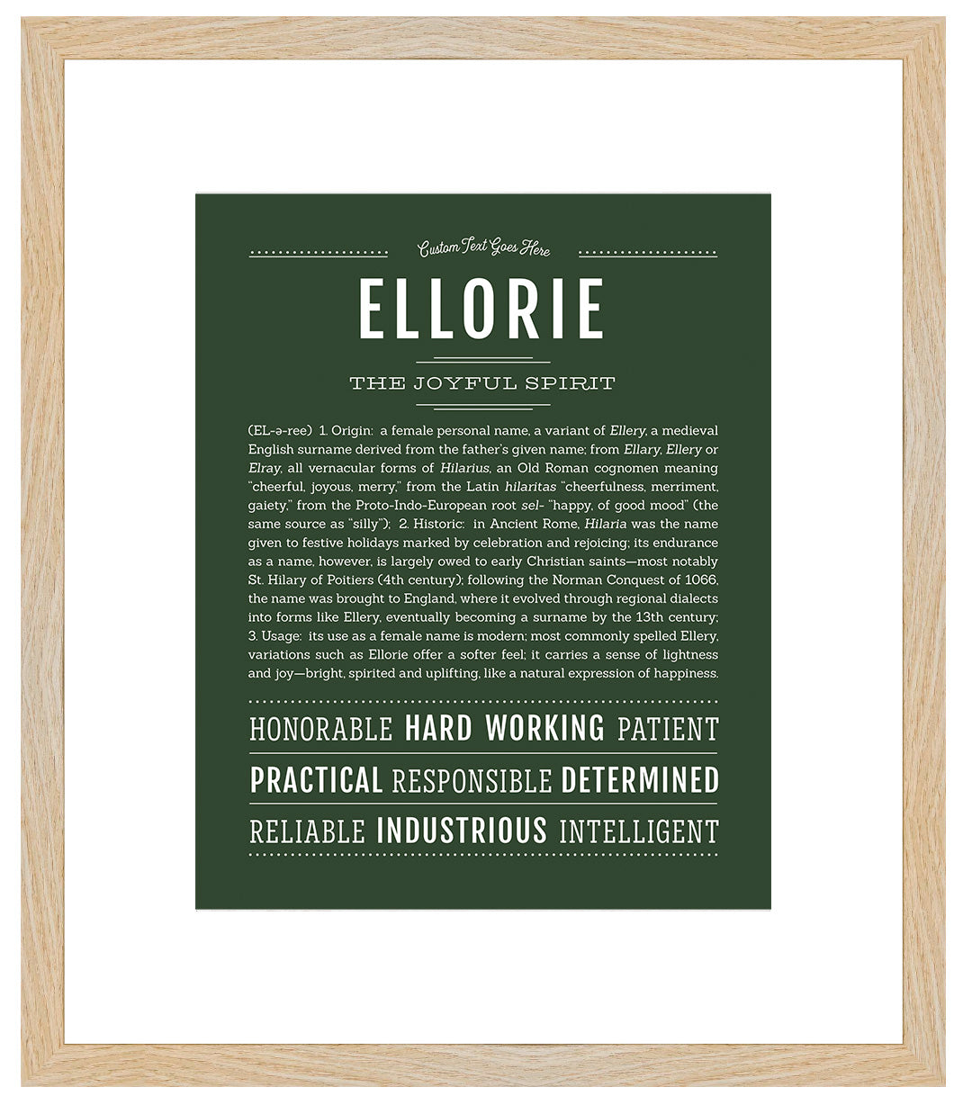 Ellorie | Name Art Print
