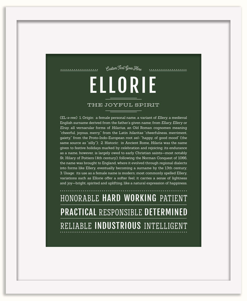 Ellorie | Name Art Print