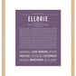 Ellorie | Name Art Print