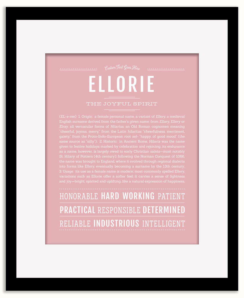 Ellorie | Name Art Print