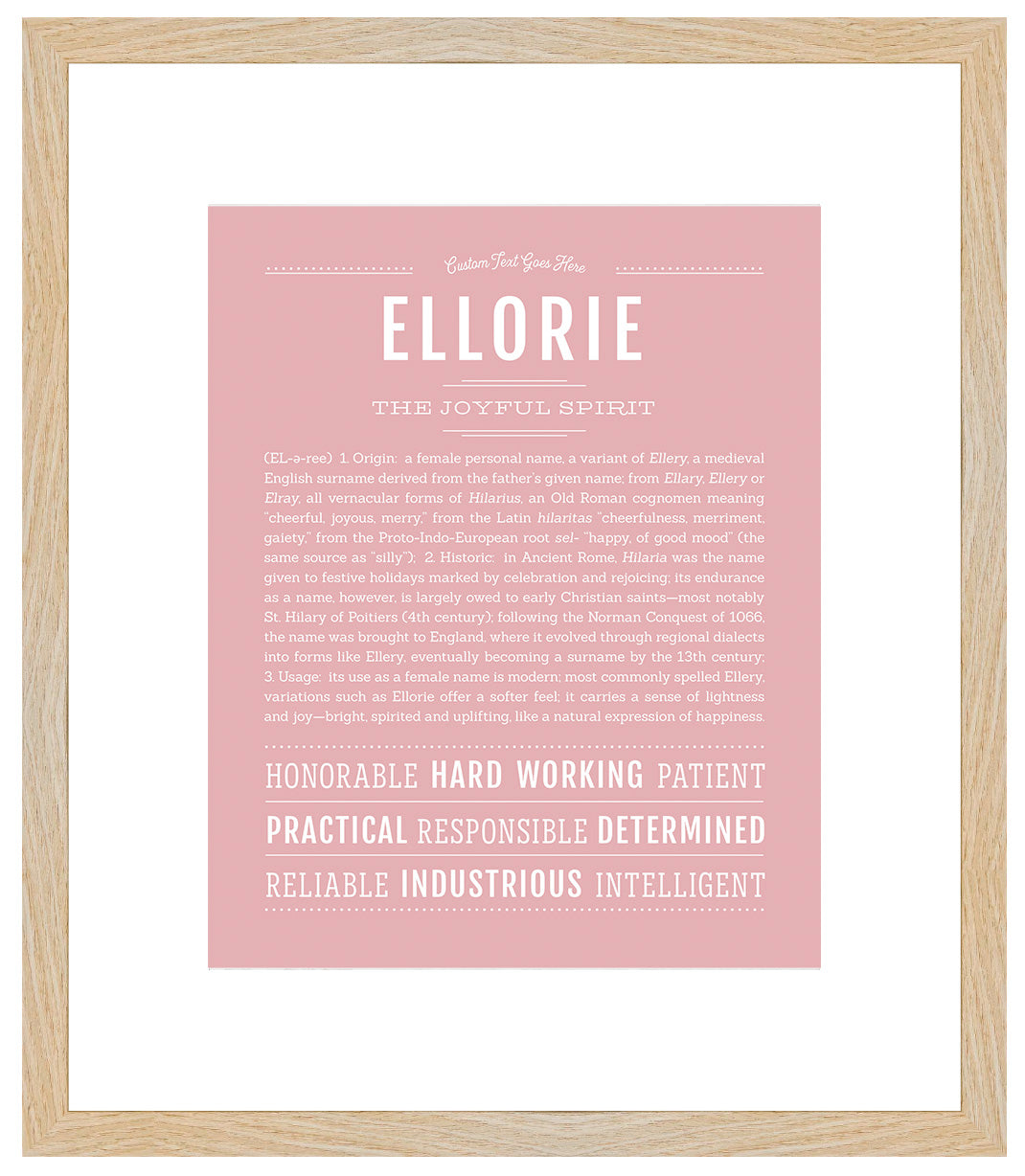 Ellorie | Name Art Print