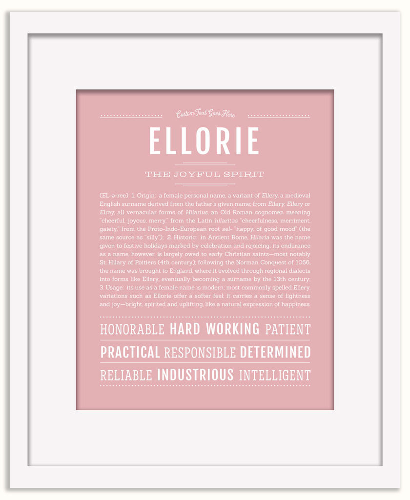 Ellorie | Name Art Print