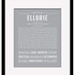 Ellorie | Name Art Print