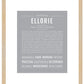 Ellorie | Name Art Print