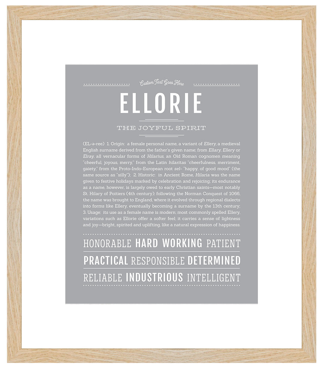 Ellorie | Name Art Print