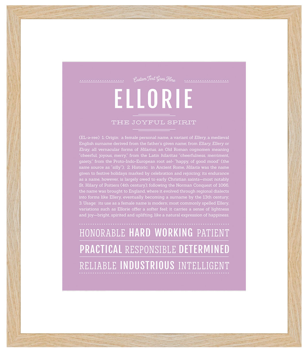 Ellorie | Name Art Print