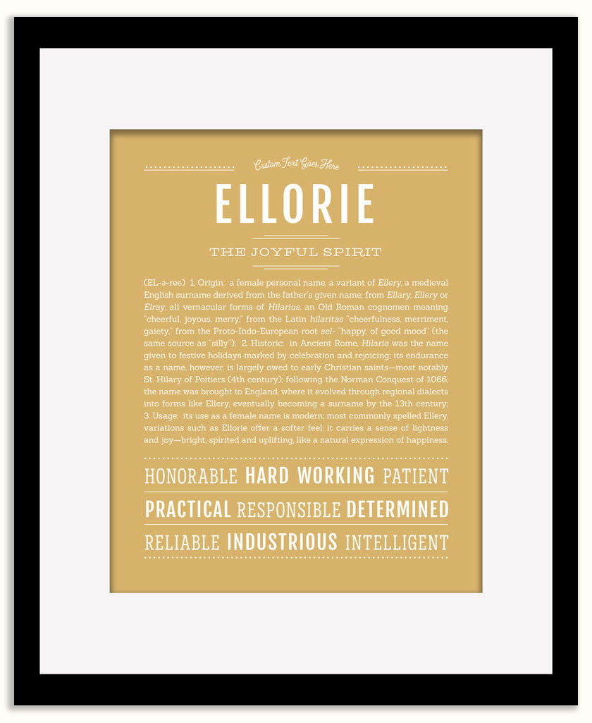 Ellorie | Name Art Print