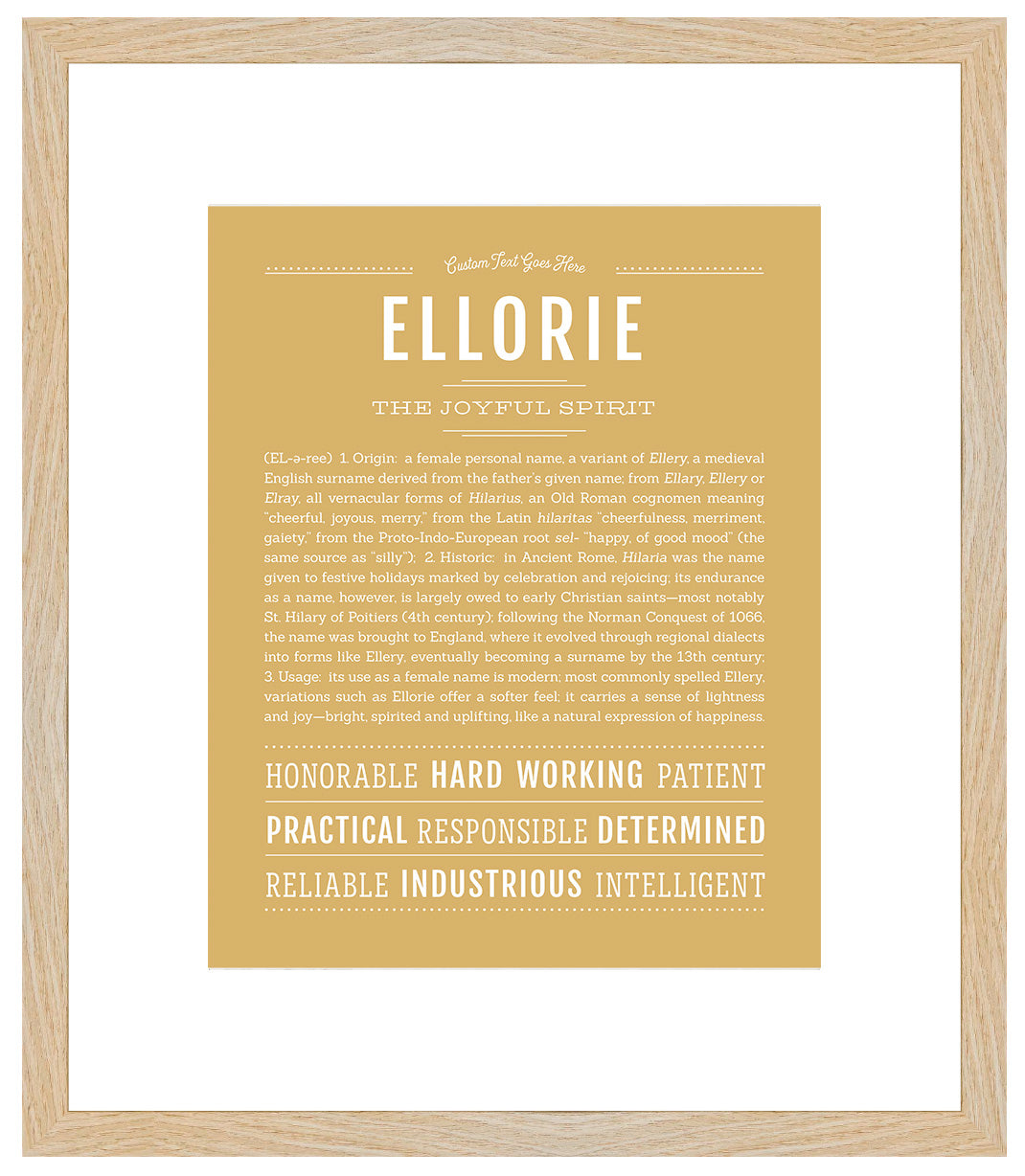 Ellorie | Name Art Print