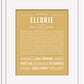 Ellorie | Name Art Print