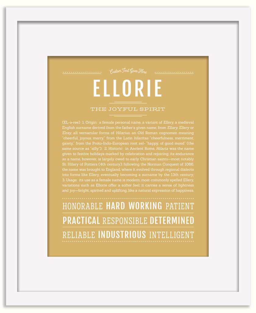 Ellorie | Name Art Print