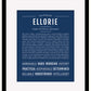 Ellorie | Name Art Print