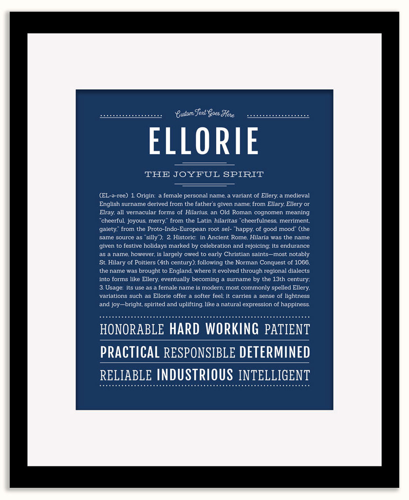 Ellorie | Name Art Print