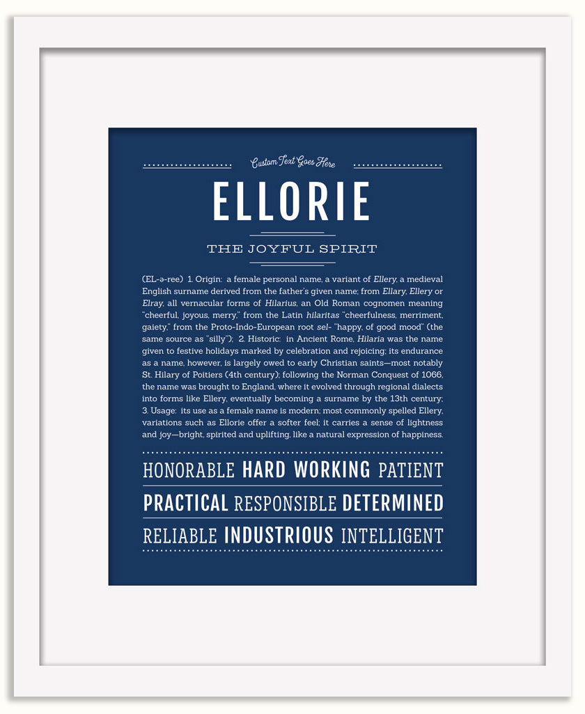 Ellorie | Name Art Print