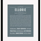 Ellorie | Name Art Print