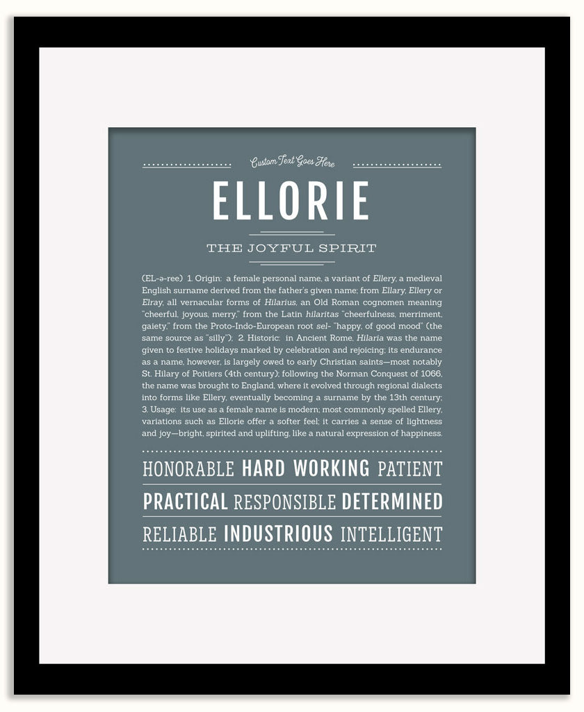 Ellorie | Name Art Print