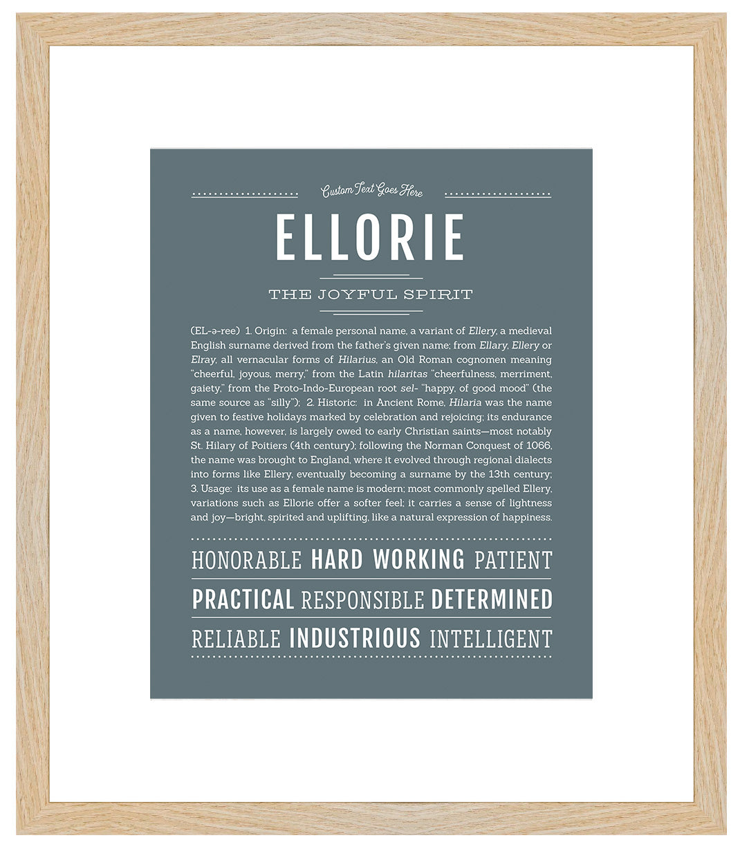 Ellorie | Name Art Print