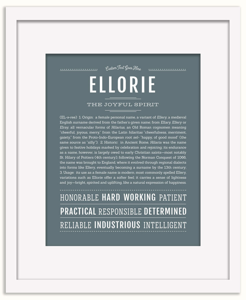 Ellorie | Name Art Print