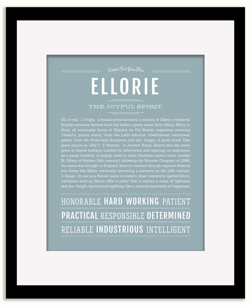 Ellorie | Name Art Print
