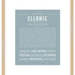 Ellorie | Name Art Print