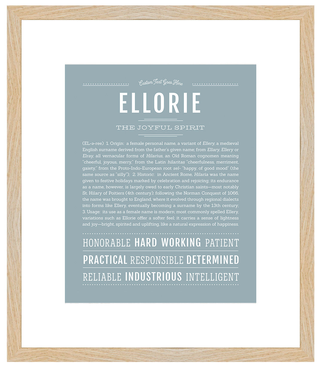 Ellorie | Name Art Print