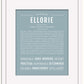 Ellorie | Name Art Print