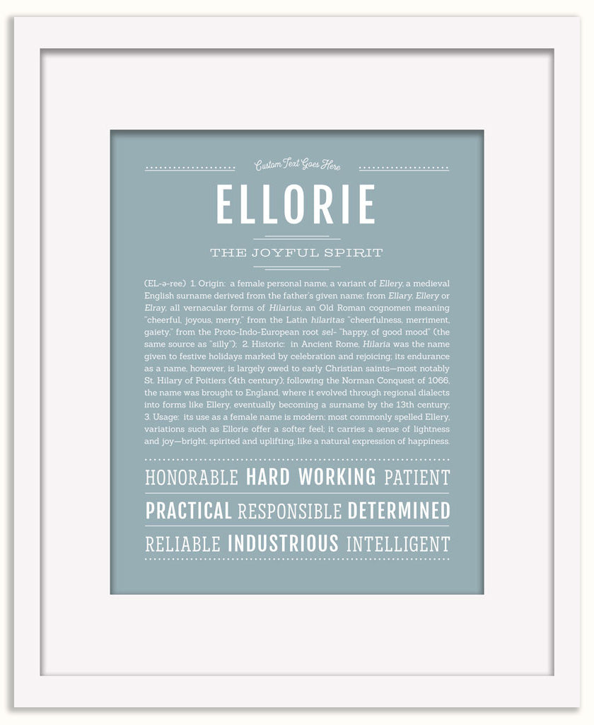 Ellorie | Name Art Print