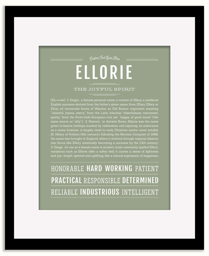 Ellorie | Name Art Print