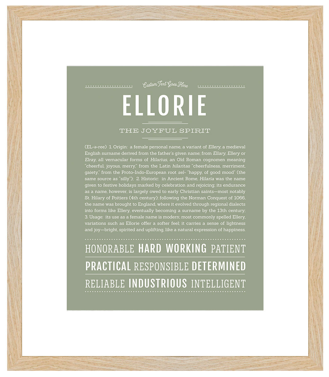 Ellorie | Name Art Print