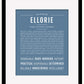 Ellorie | Name Art Print