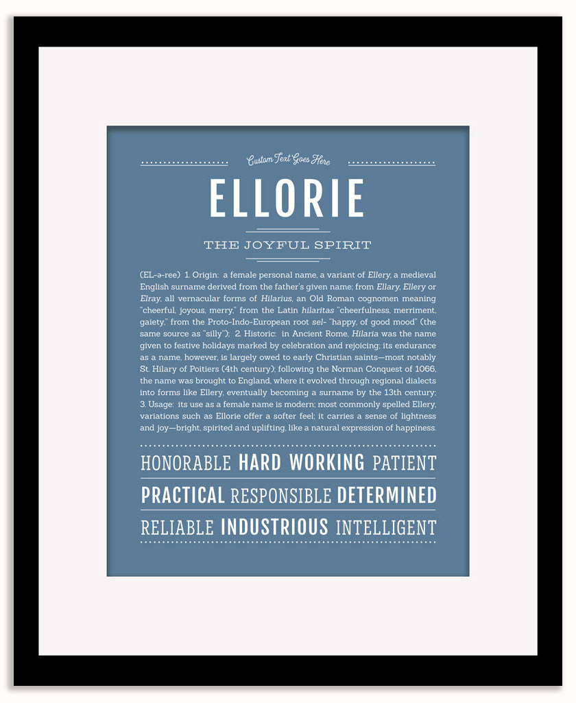 Ellorie | Name Art Print