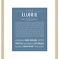 Ellorie | Name Art Print