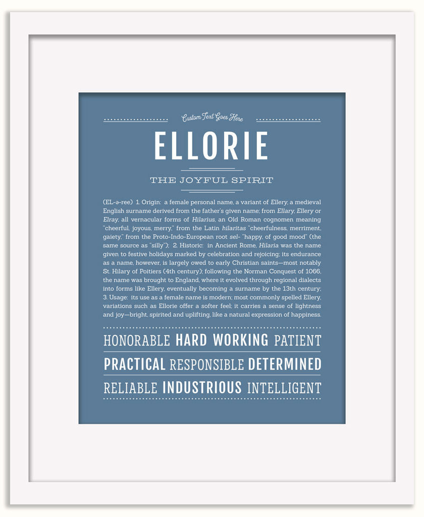 Ellorie | Name Art Print