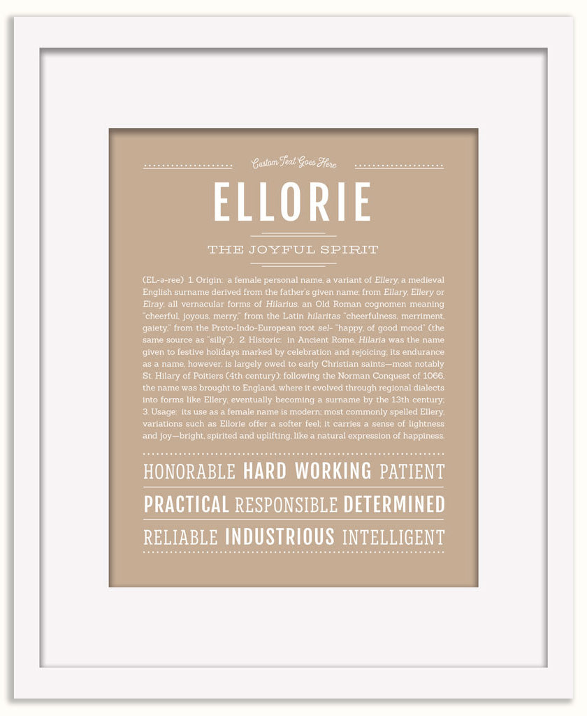 Ellorie | Name Art Print
