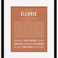 Ellorie | Name Art Print