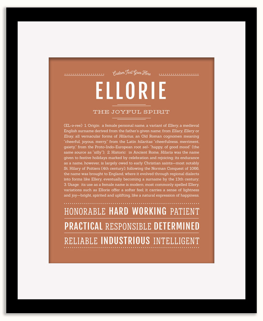 Ellorie | Name Art Print