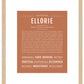 Ellorie | Name Art Print