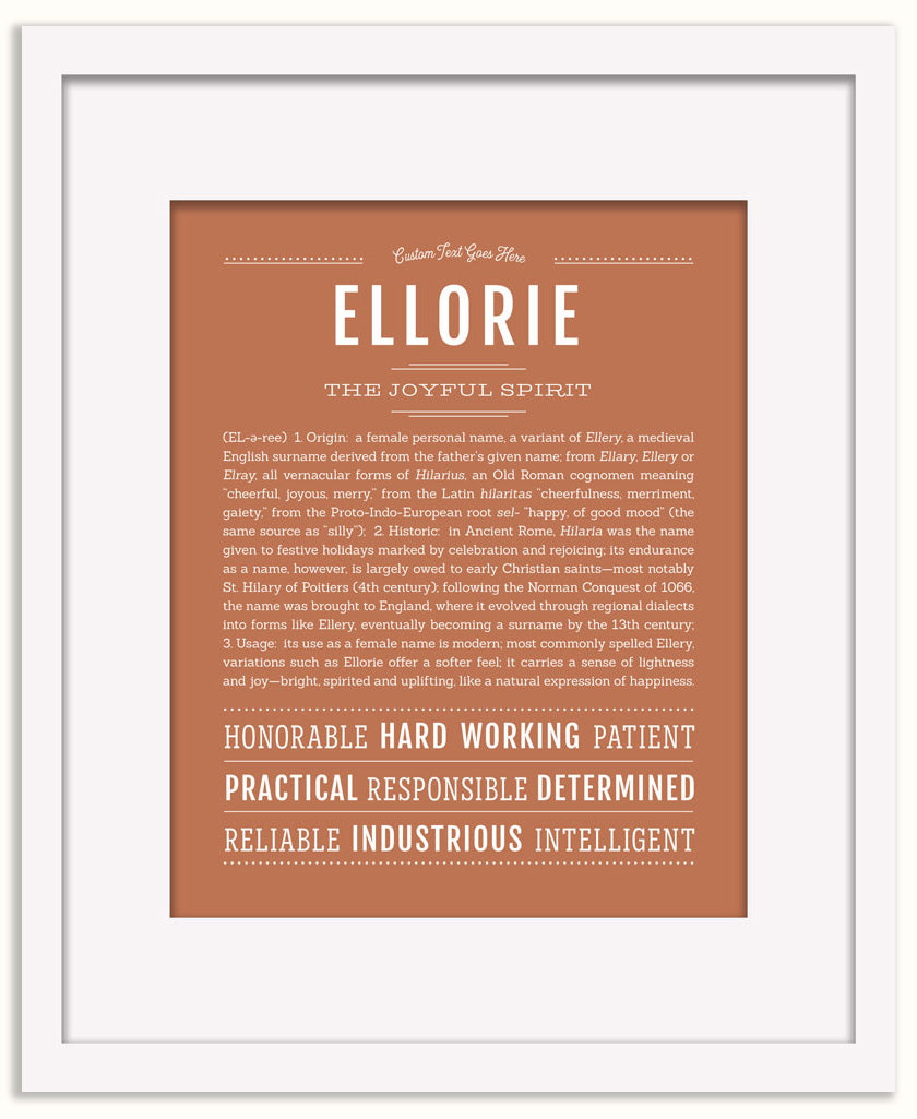Ellorie | Name Art Print